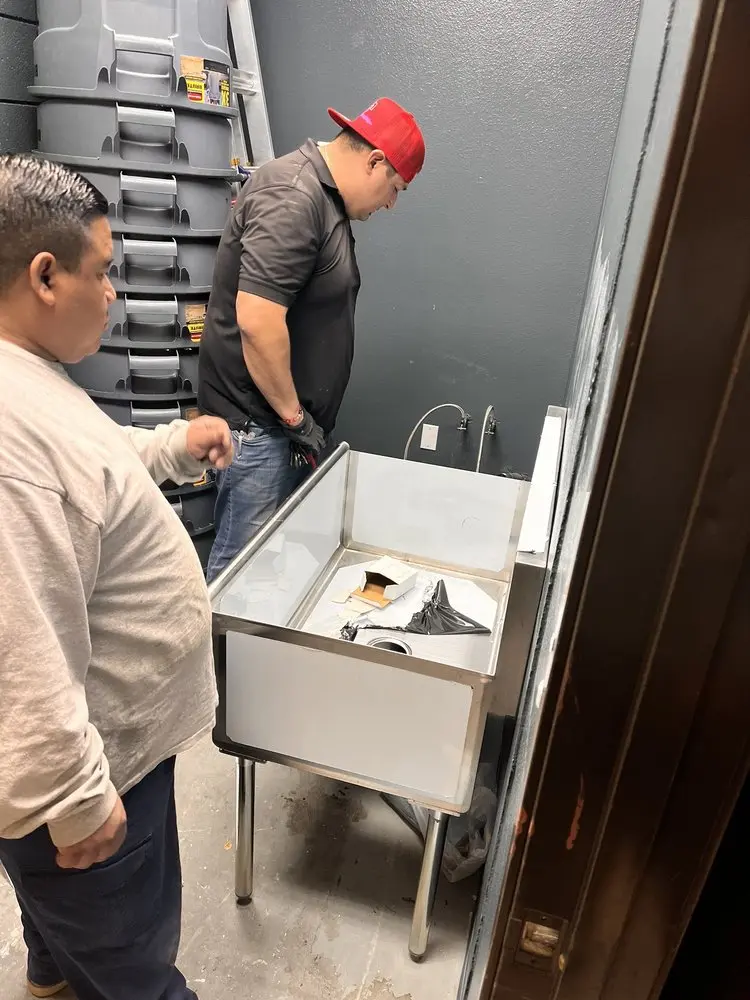 Commercial plumbing and sink installation in Kitemaug